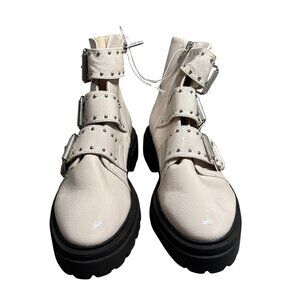 Steven by Steve Madden Alaine Studded Lug Sole Boots‎ – Women’s Size 8.5